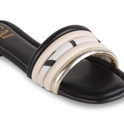 Multi Patterned Black Flat