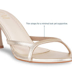 The Bare Gold Heels