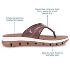 AllDay Glide Tan Slides