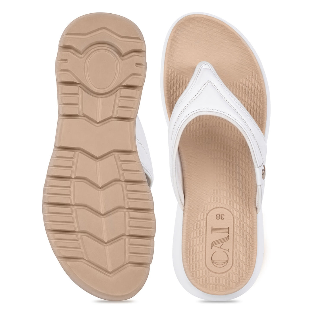AllDay Glide Beige Slides
