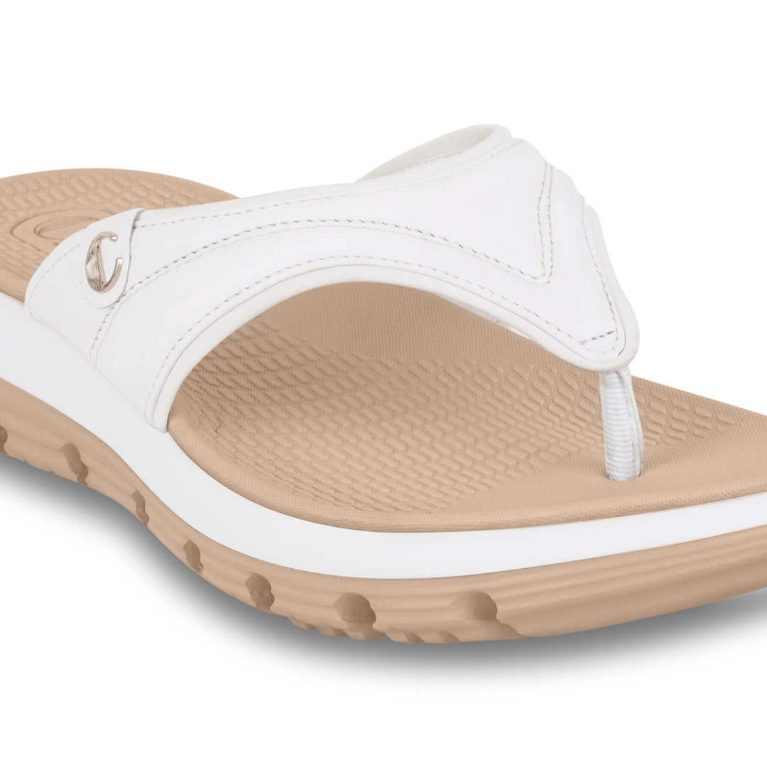 AllDay Glide Beige Slides