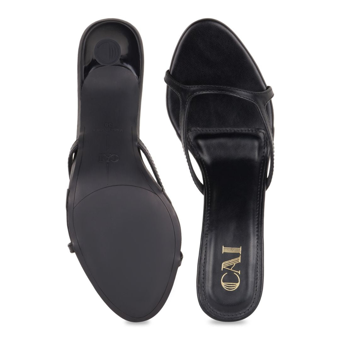 The Bare Black Heels