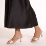 The Silken Light Gold Heels