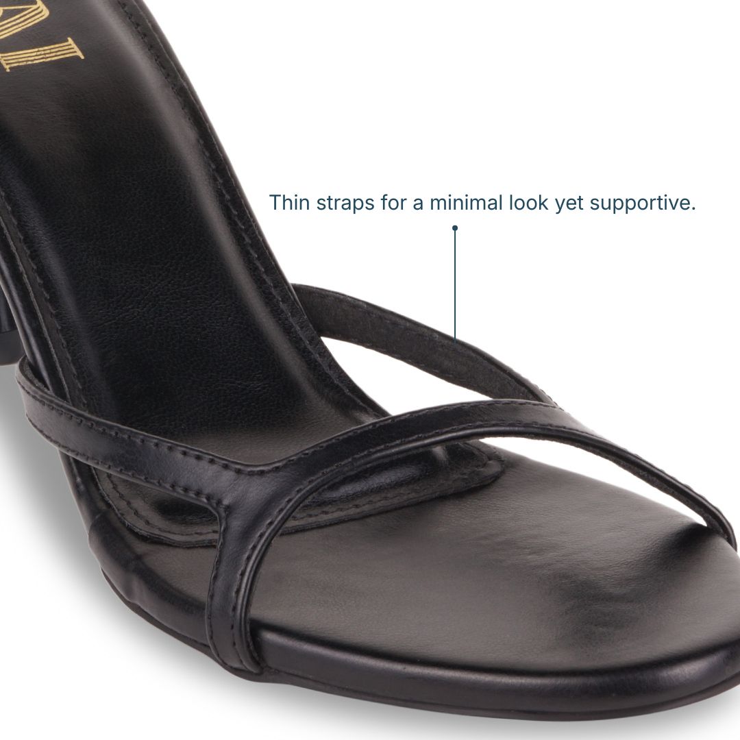 The Bare Black Heels