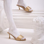 The Silken Antique Bronze Heels