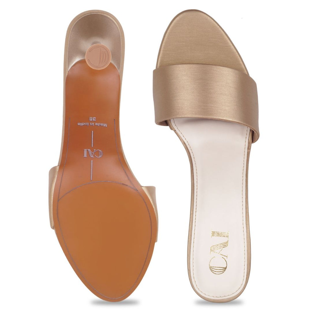 The Silken Antique Bronze Heels