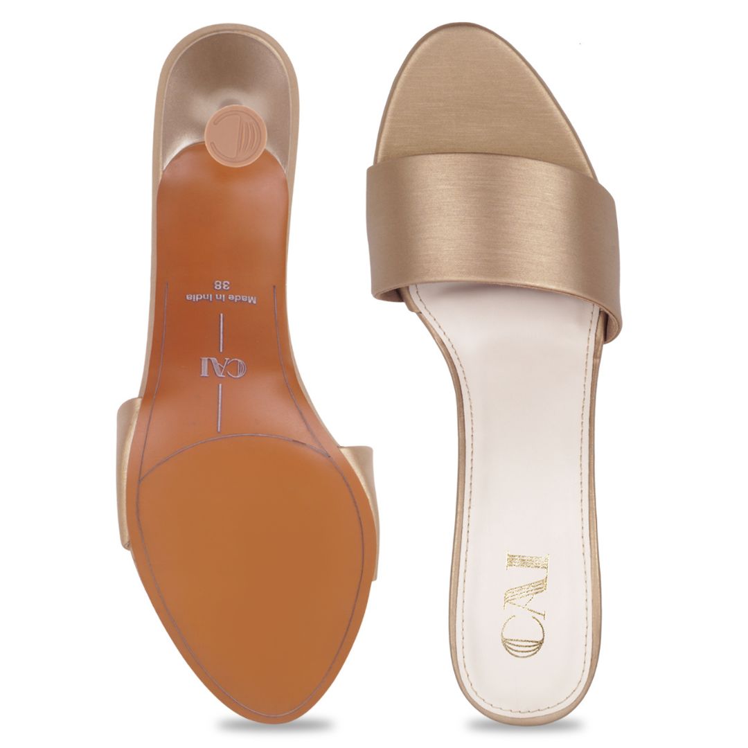 The Silken Antique Bronze Heels