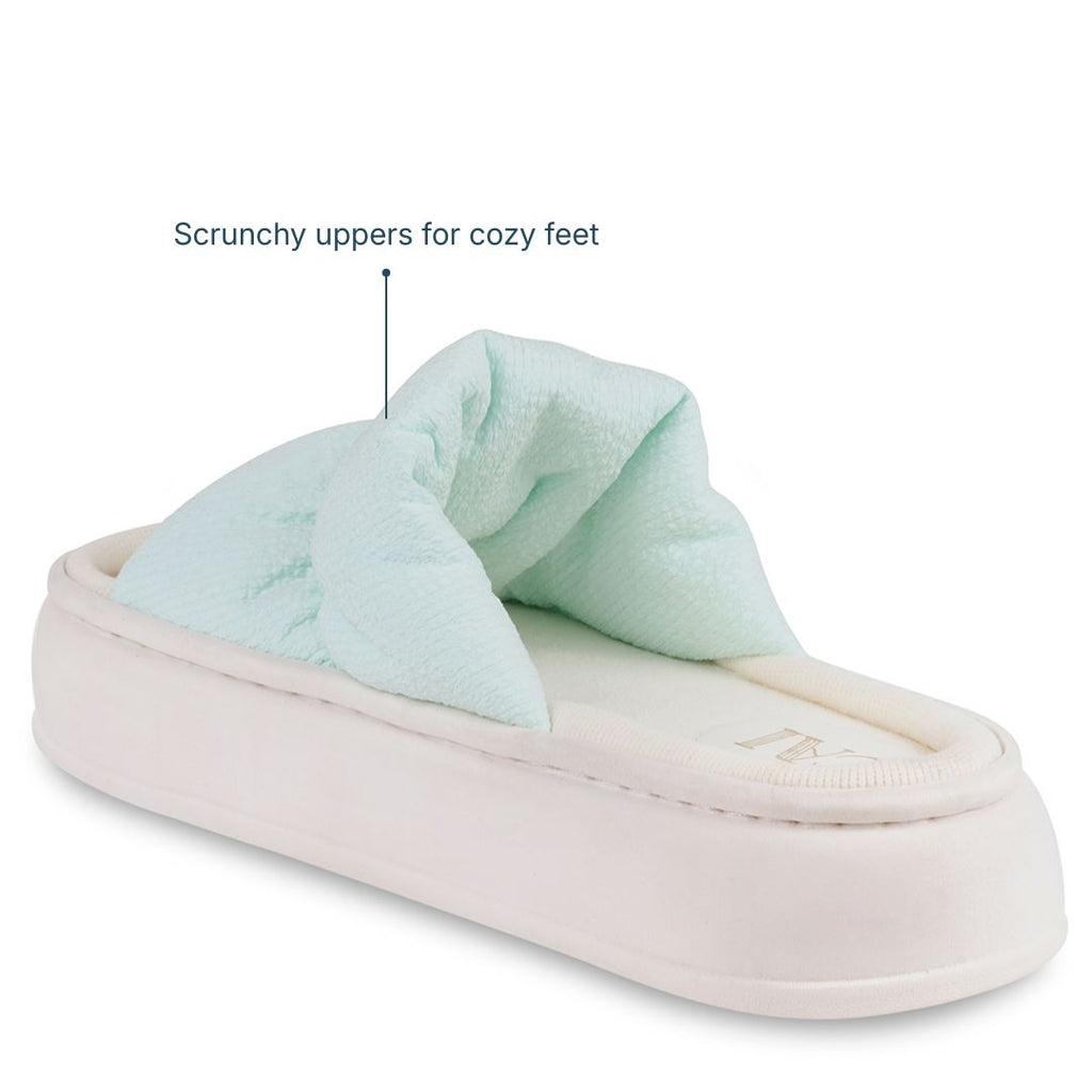 Spongy Teal Mist Slip On