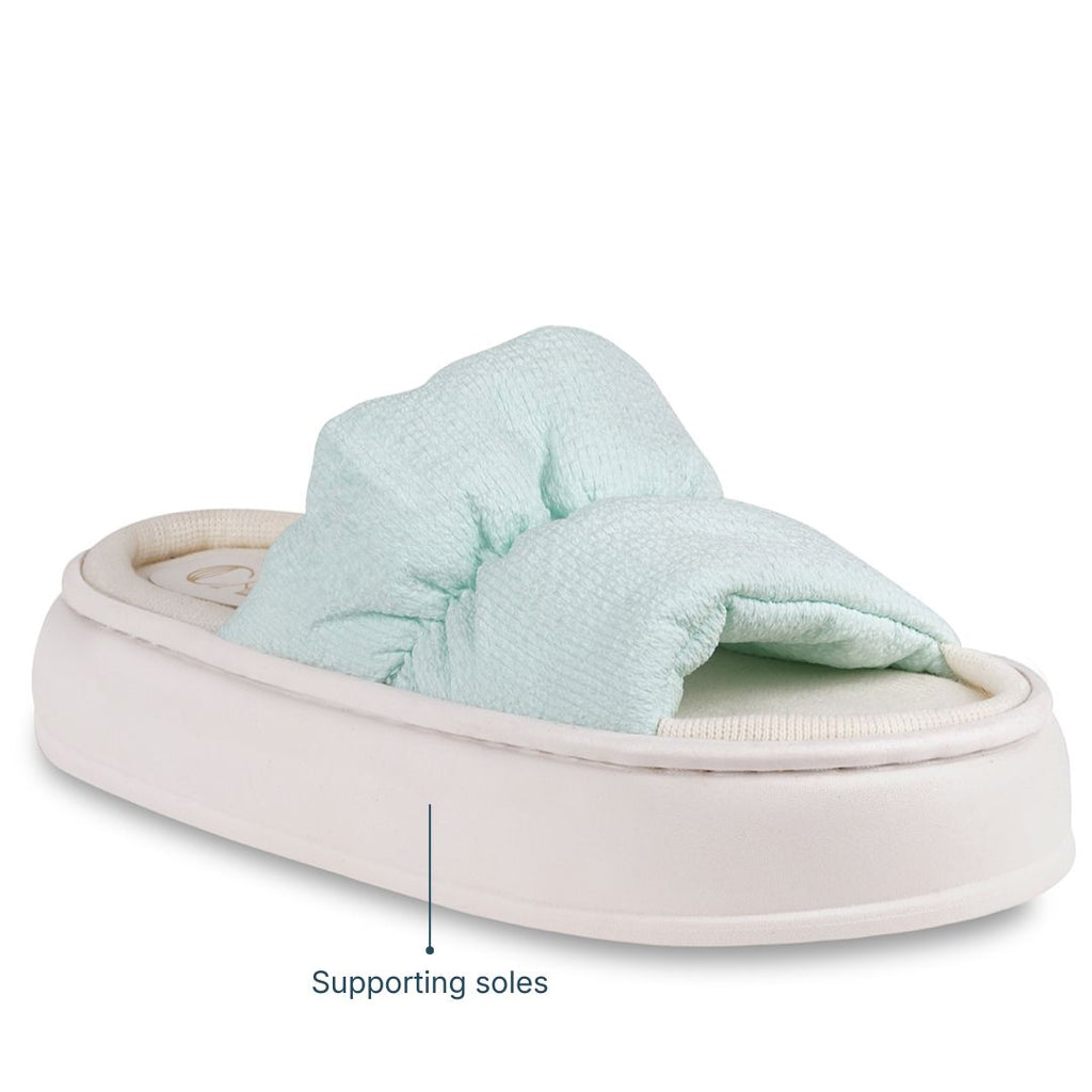 Spongy Teal Mist Slip On