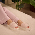Spongy Dusty Pink Slip On