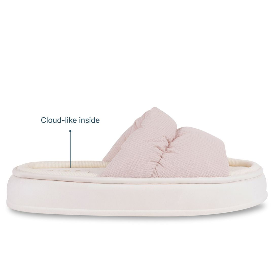 Spongy Dusty Pink Slip On