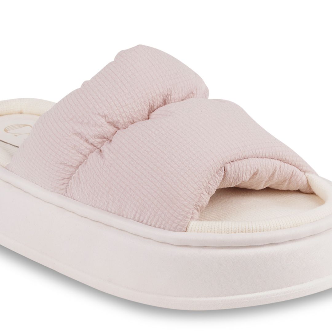 Spongy Dusty Pink Slip On