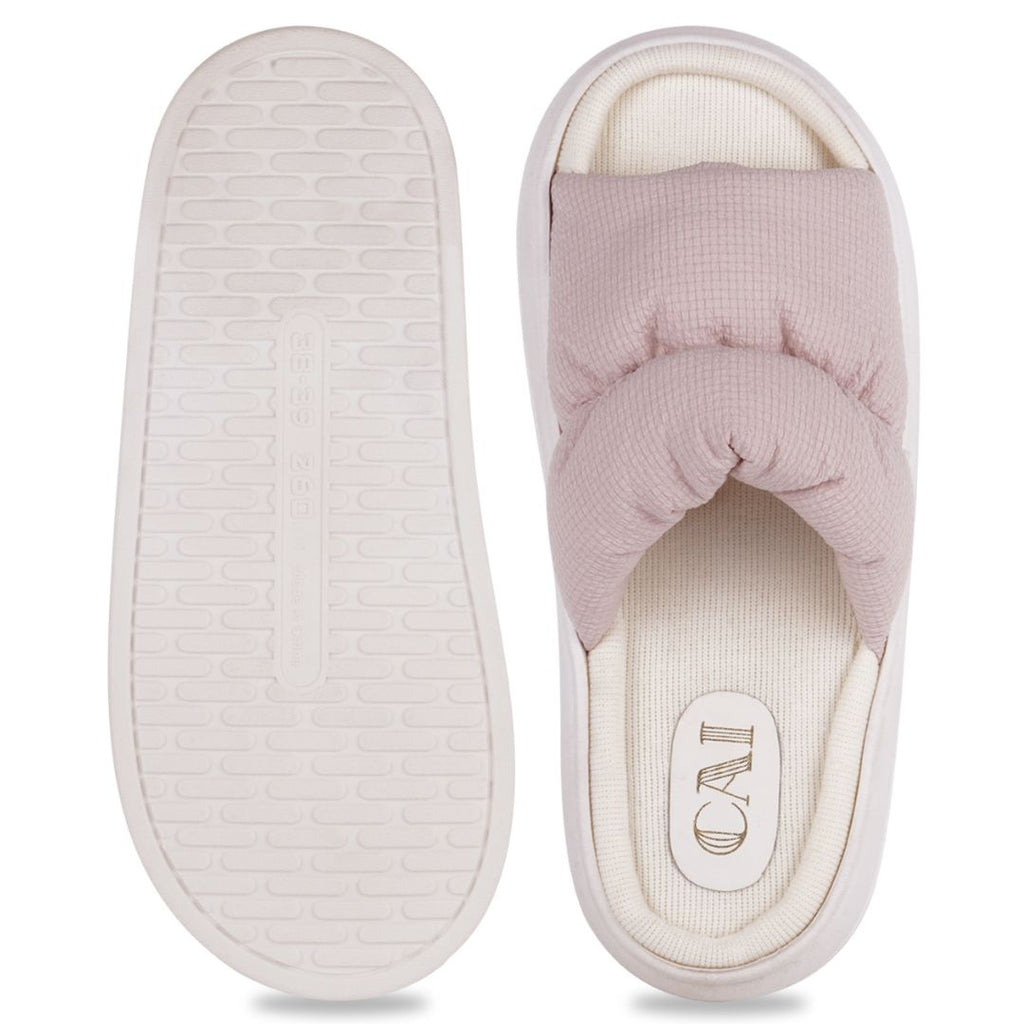 Spongy Dusty Pink Slip On