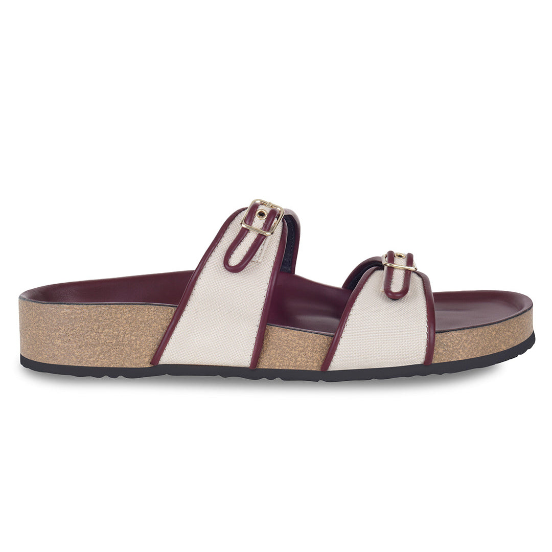 Wine Canvas Two Strap Slider