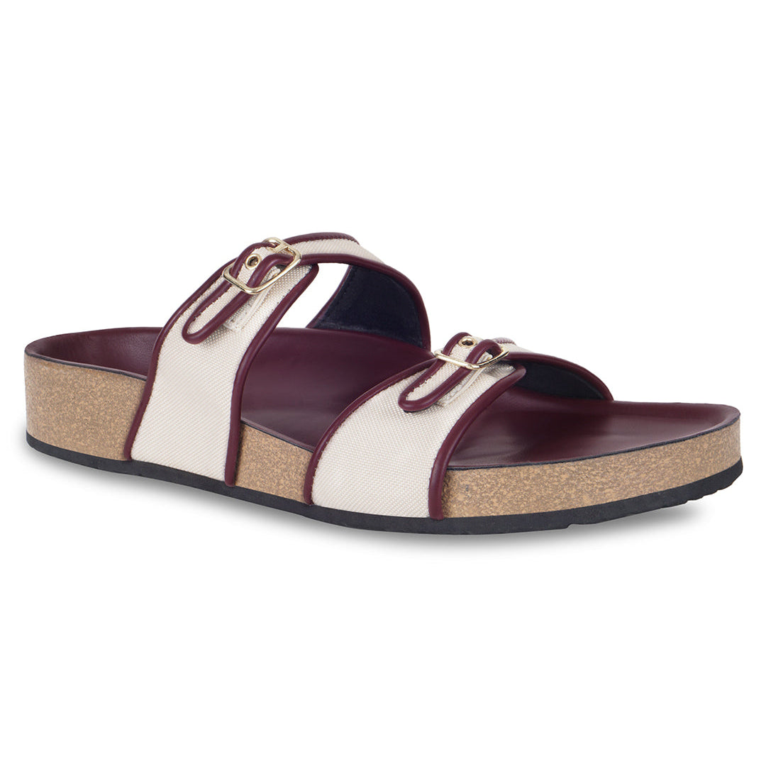 Wine Canvas Two Strap Slider