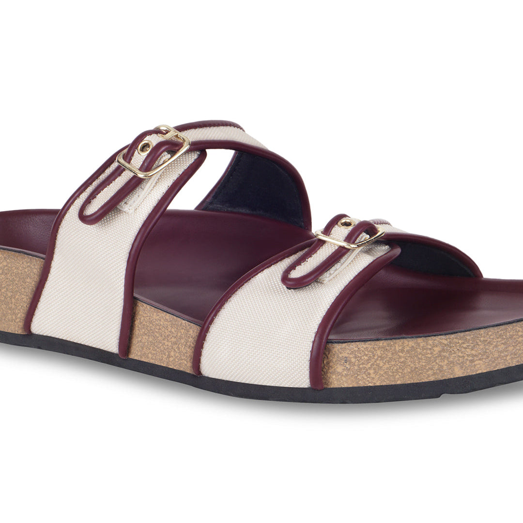 Wine Canvas Two Strap Slider