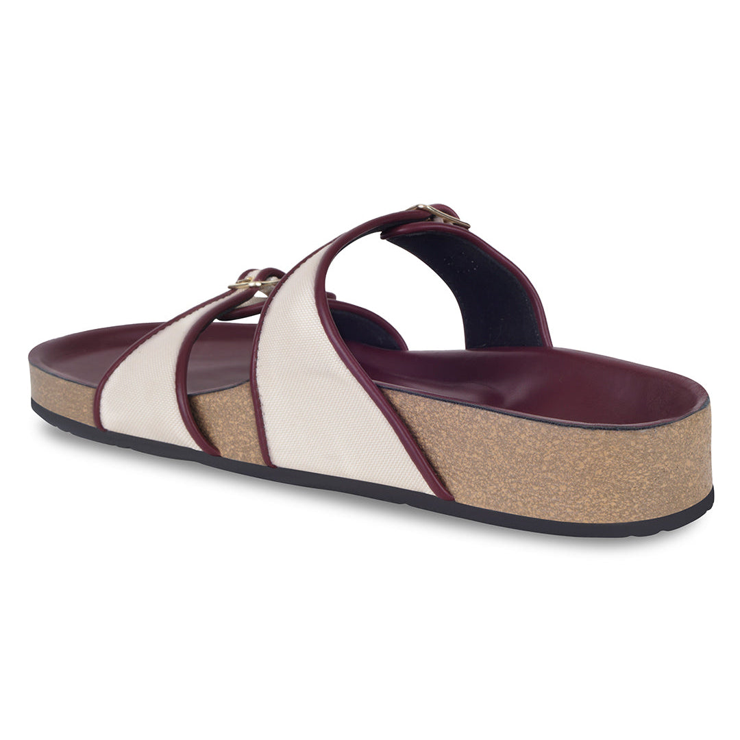 Wine Canvas Two Strap Slider