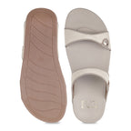 Cord Twostrapped Beige Platform
