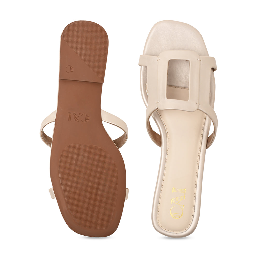 Cutout Gold Flat