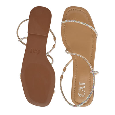 Diamond String Flats