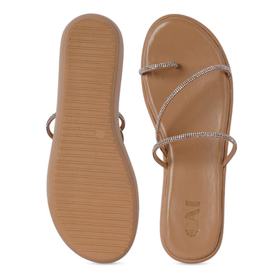 Diamond Toe Nude Platform