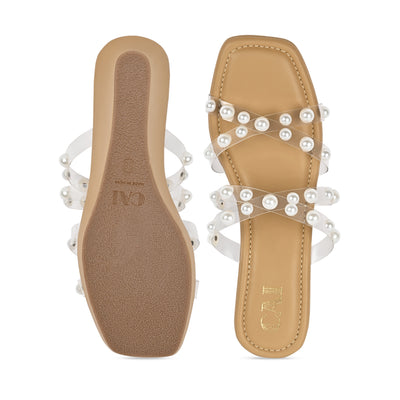 Double Cross Pearl Wedges