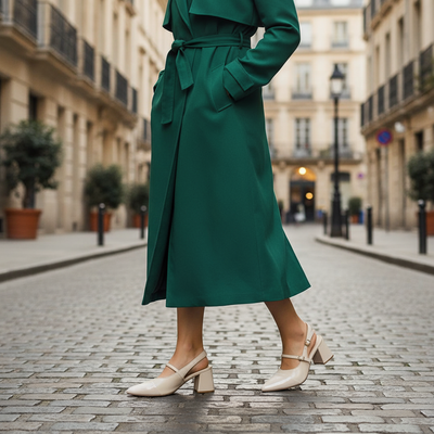 Dual Cream Mary Jane Heels