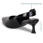 Black Slingback Pumps