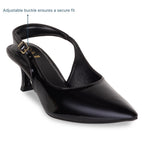 Black Slingback Pumps