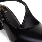 Black Slingback Pumps