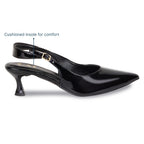 Black Slingback Pumps