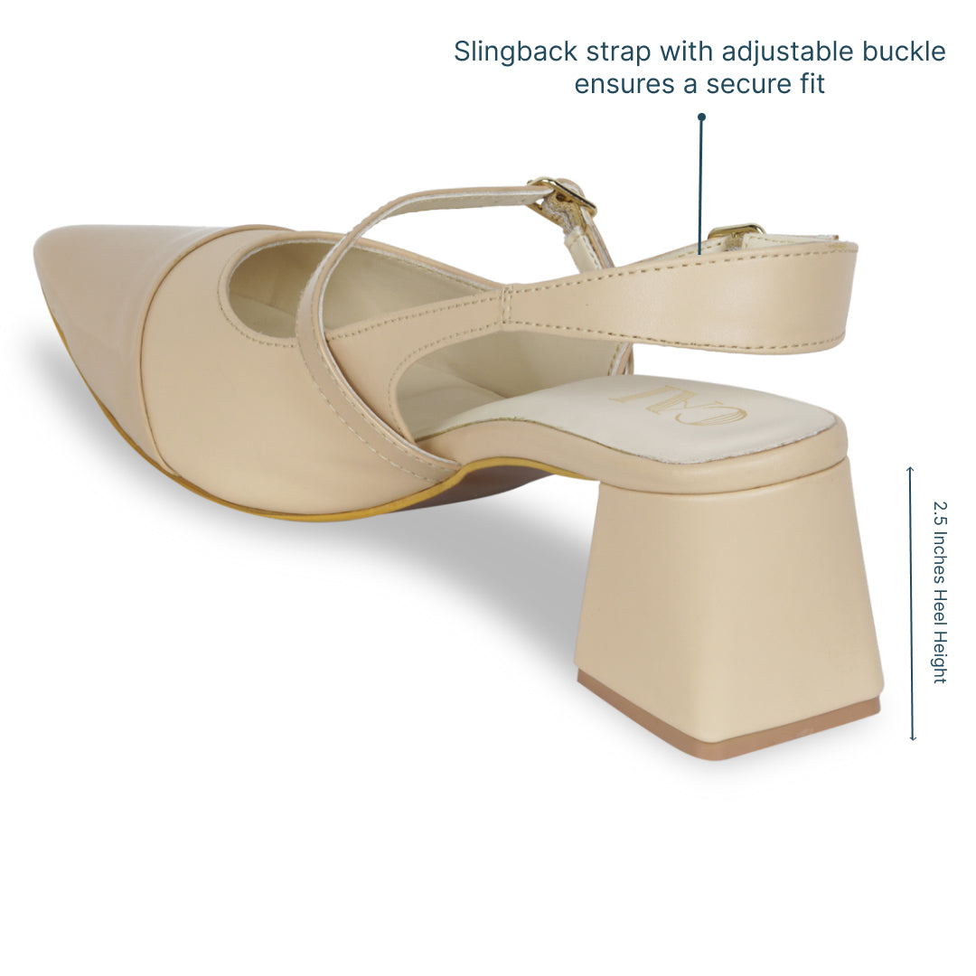 Dual Nude Mary Jane Heels