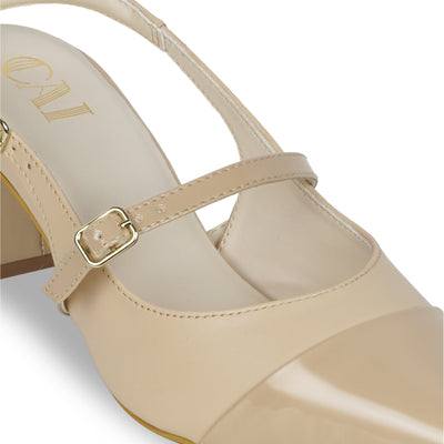 Dual Nude Mary Jane Heels