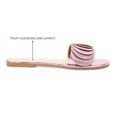 Pink Crescent Flats