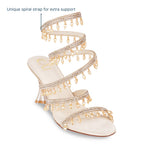 Champagne Crystal Heels