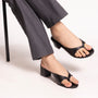 Black Toe Stopper Heels