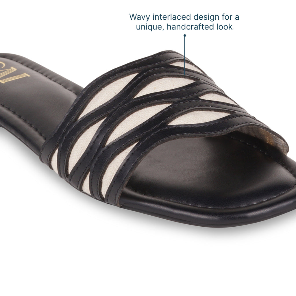FlowLine Black Flats
