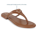 Tiny Tri Tan Flats