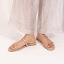 Rose Gold Strands Flats