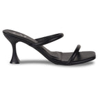 Dual Strap Black Heels