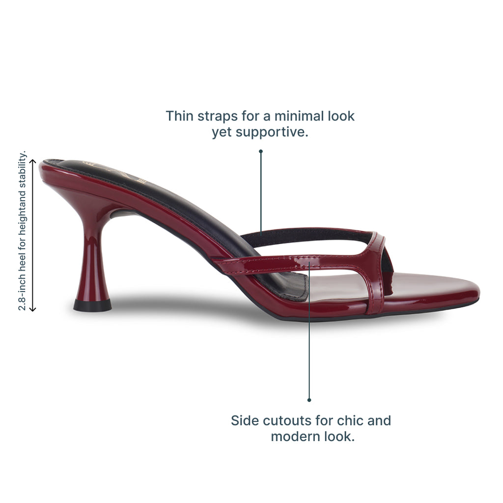 The Bare Red Heels