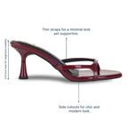The Bare Red Heels