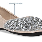 Silver Embellished Inde Ballerina