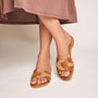 Tan Interlock Flats