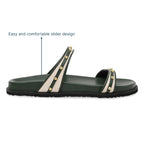 Rivet Canvas Olive Slider