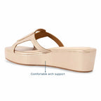 Cutout Gold Wedges