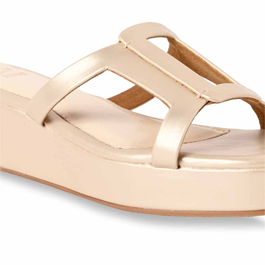 Cutout Gold Wedges