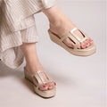 Cutout Gold Wedges