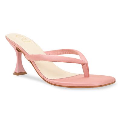 Rosa Satin Thong Heels