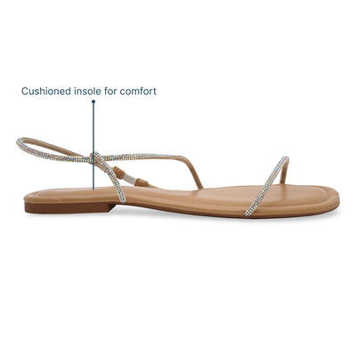 Diamond String Flats